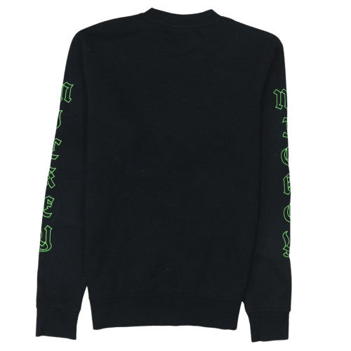 Disney Men’s Black Mickey Mouse Pullover Sweatshirt Size S