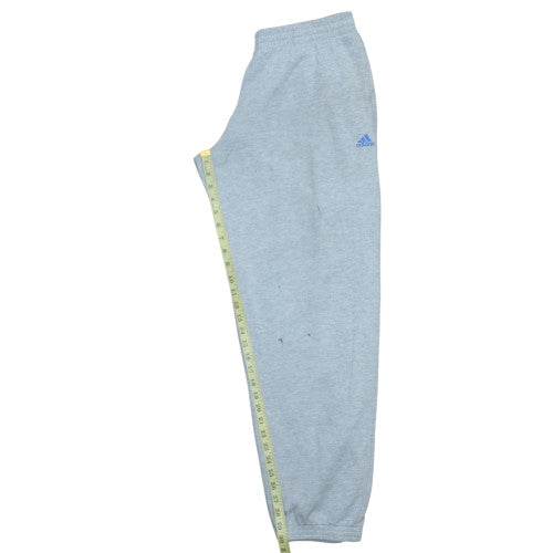 Adidas Men’s Grey Large Fleece Sweatpants Regular Fit