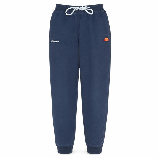Front view of Ellesse Men Blue Jogger Fleece Sweatpants, size S, Regular Fit