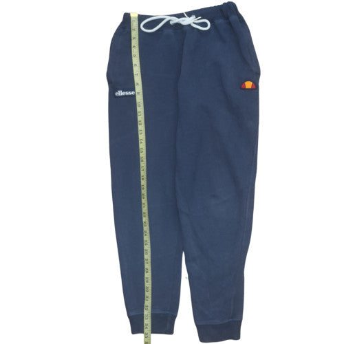 Ellesse Men Blue Jogger Fleece Sweatpants Size S Regular Fit