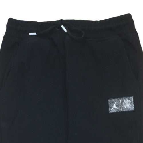 Jordan Men's Black Jogger Sweatpants Medium Fleece Tapered Fit