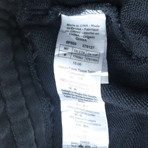 Emporio Armani EA7 Mens Black Jogger Sweatpants M Tapered Fit
