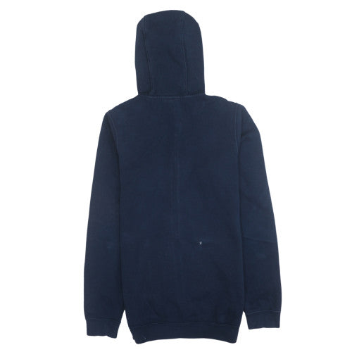 Nike Mens Blue XS Full Zip Hoodie Sweatshirt Lightweight Fleece