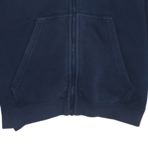 Nike Mens Blue XS Full Zip Hoodie Sweatshirt Lightweight Fleece