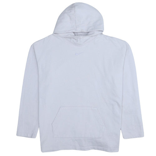 Nike Men's White Pullover Hoodie Small Regular Fit Cotton