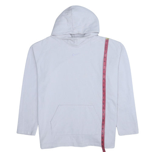 Nike Men's White Pullover Hoodie Small Regular Fit Cotton