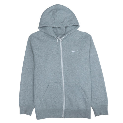 Nike Men's Grey Full Zip Hoodie L Regular Sportswear
