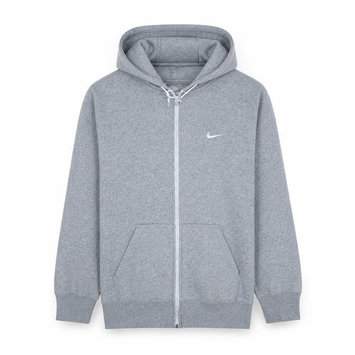 Nike Men's Grey Full Zip Hoodie L Regular Sportswear
