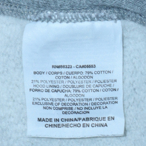 Nike Men's Grey Full Zip Hoodie L Regular Sportswear