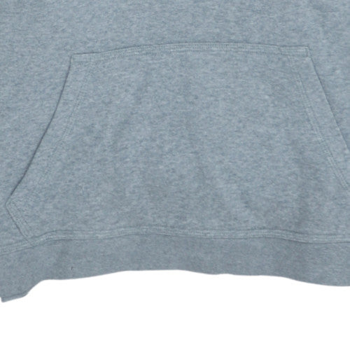 Nike Boys Grey XL Pullover Hoodie with Logo Graphic Print Fleece