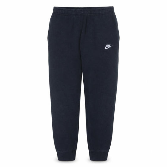 Front view of Nike Men's Black Fleece Jogger Sweatpants M Regular Fit