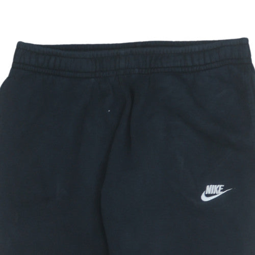 Nike Men's Black Fleece Jogger Sweatpants M Regular Fit