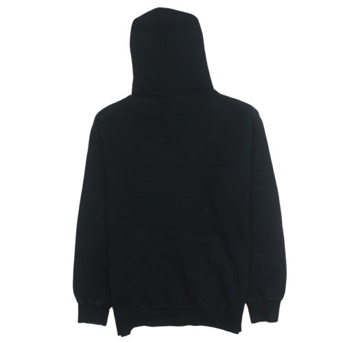 Pull & Bear Men’s Black Stranger Things Hoodie S Graphic Fleece Pullover