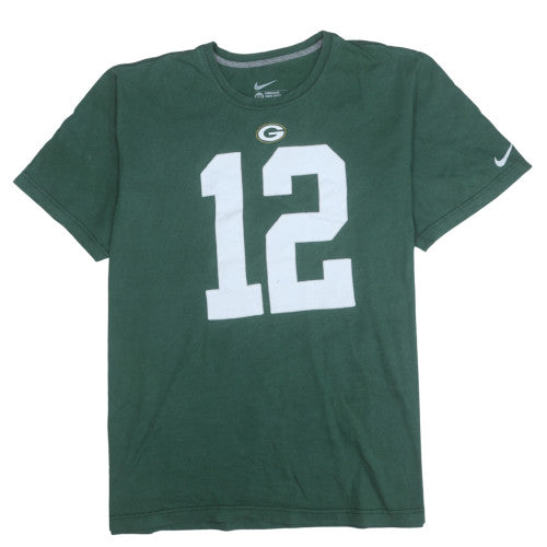 Nike Men's Green 2XL Sports Graphic Number 12 T-Shirt