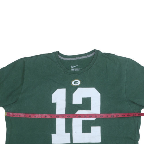 Nike Men's Green 2XL Sports Graphic Number 12 T-Shirt