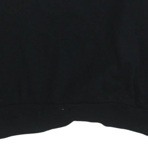 Disney Women Black Hoodie Small Mickey Mouse Graphic Pullover