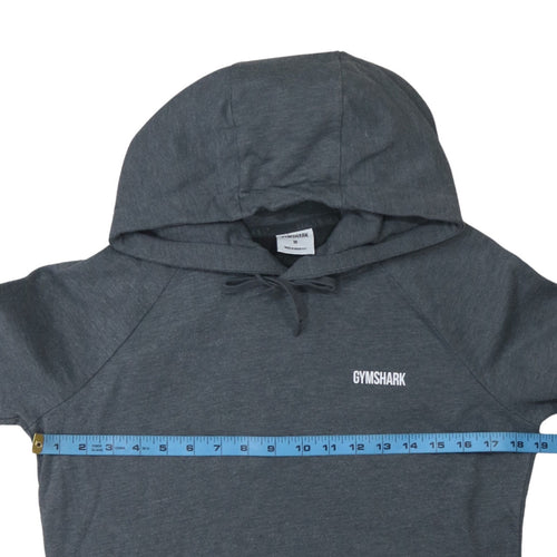 Gymshark Men's Grey Pullover Hoodie Size M Regular Fit