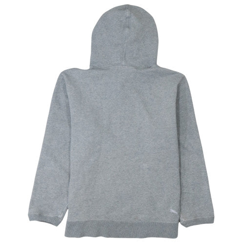 Puma Mens Grey Pullover Hoodie M Regular Fit Sports Fleece