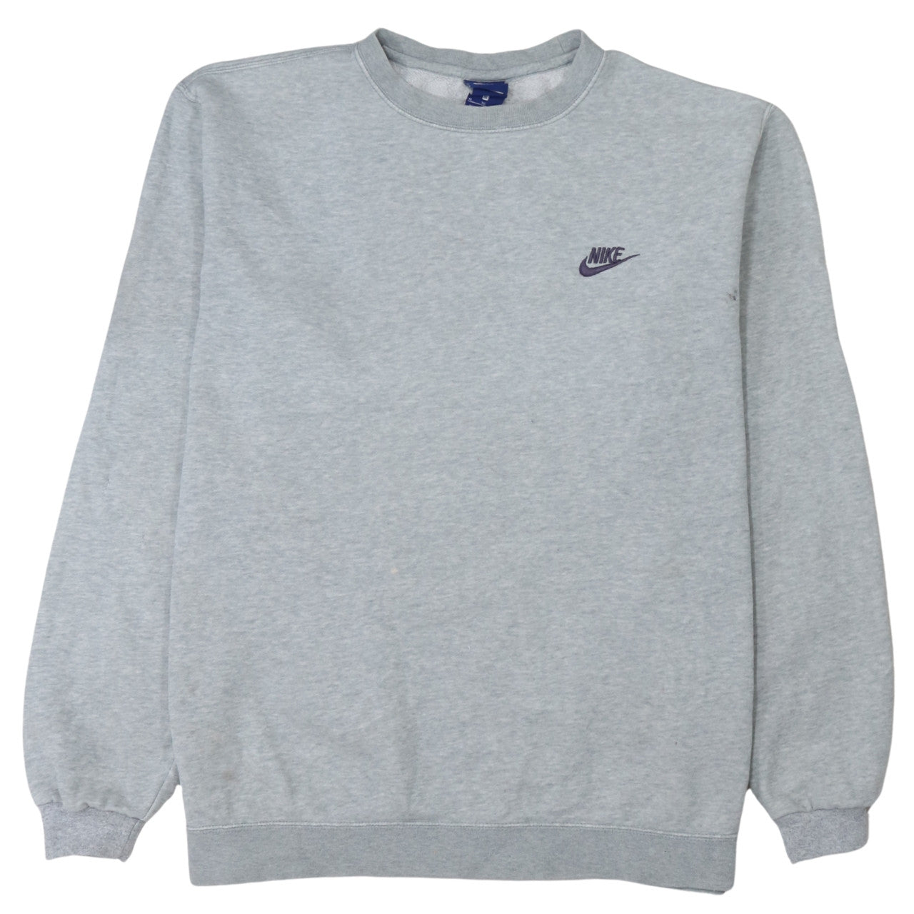 Nike Men's Grey XL Pullover Crew Neck Fleece Sweatshirt