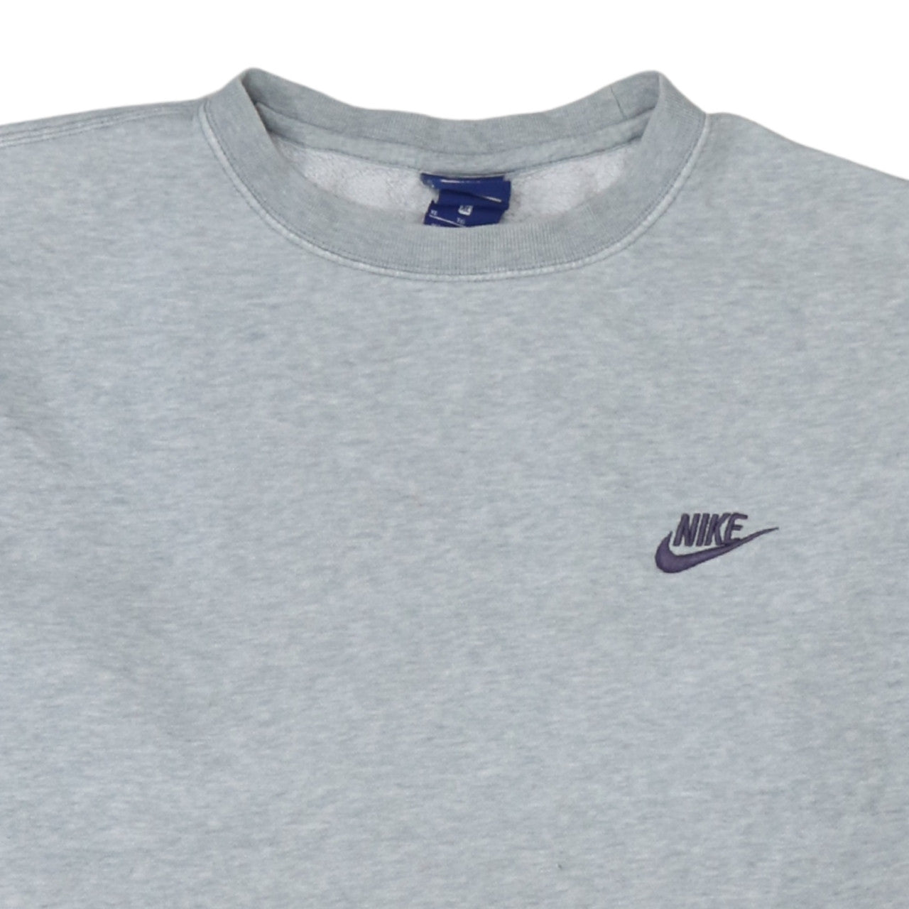 Nike Men's Grey XL Pullover Crew Neck Fleece Sweatshirt