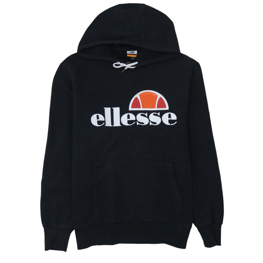Ellesse Men’s Black Pullover Hoodie 3XL Fleece Logo Sportswear