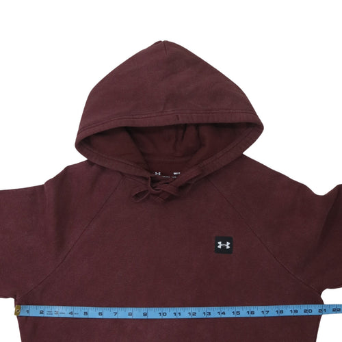 Under Armour Men's Brown Pullover Hoodie Size S Fleece Hooded Sweatshirt