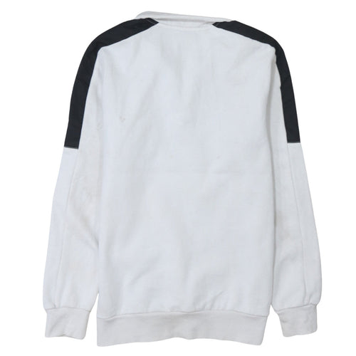 Puma Men’s White 1/4 Zip Sweatshirt Size S Sportswear Classic