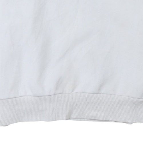 Puma Men’s White 1/4 Zip Sweatshirt Size S Sportswear Classic