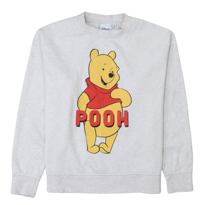 Disney Womens Grey Winnie the Pooh Pullover Sweatshirt M