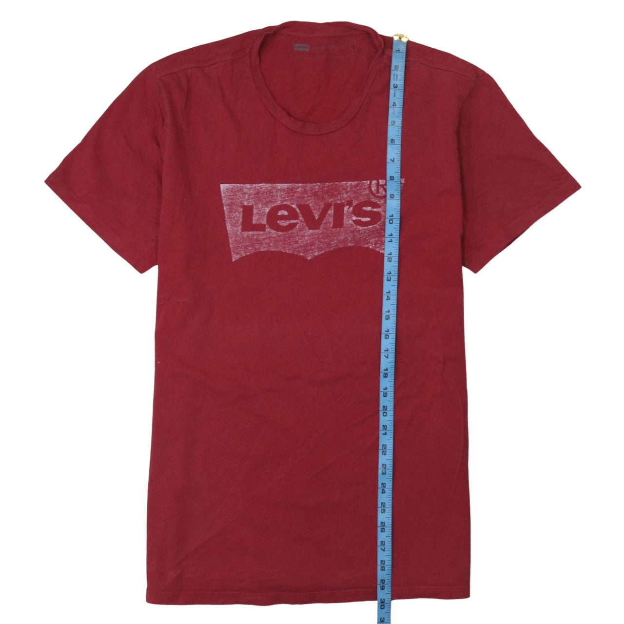 Levi's Men's Red Graphic Logo Crew Neck T-Shirt Size L