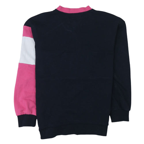 Tommy Hilfiger Girls Multicoloured V-Neck Pullover Sweatshirt 11-12 Years