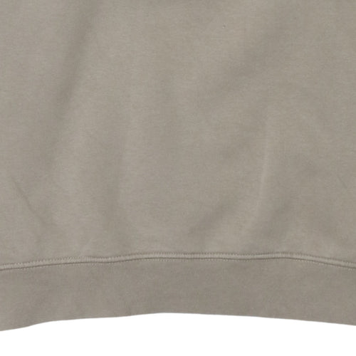 Nike Womens Beige Crew Neck Pullover Sweatshirt M