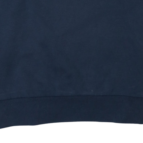 Ellesse Men's Blue Pullover Sweatshirt L Graphic Print Retro Style