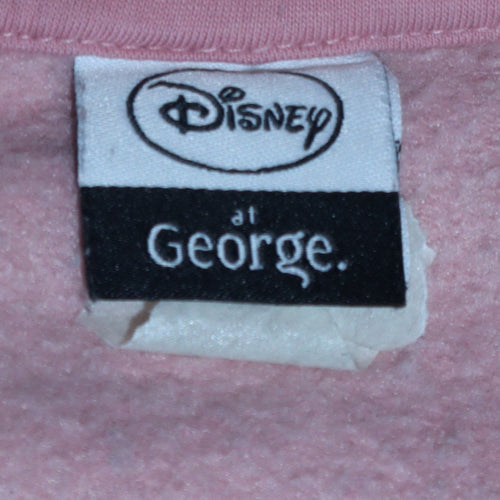 Disney x George Pink Mickey & Minnie Travel Sweatshirt Women L