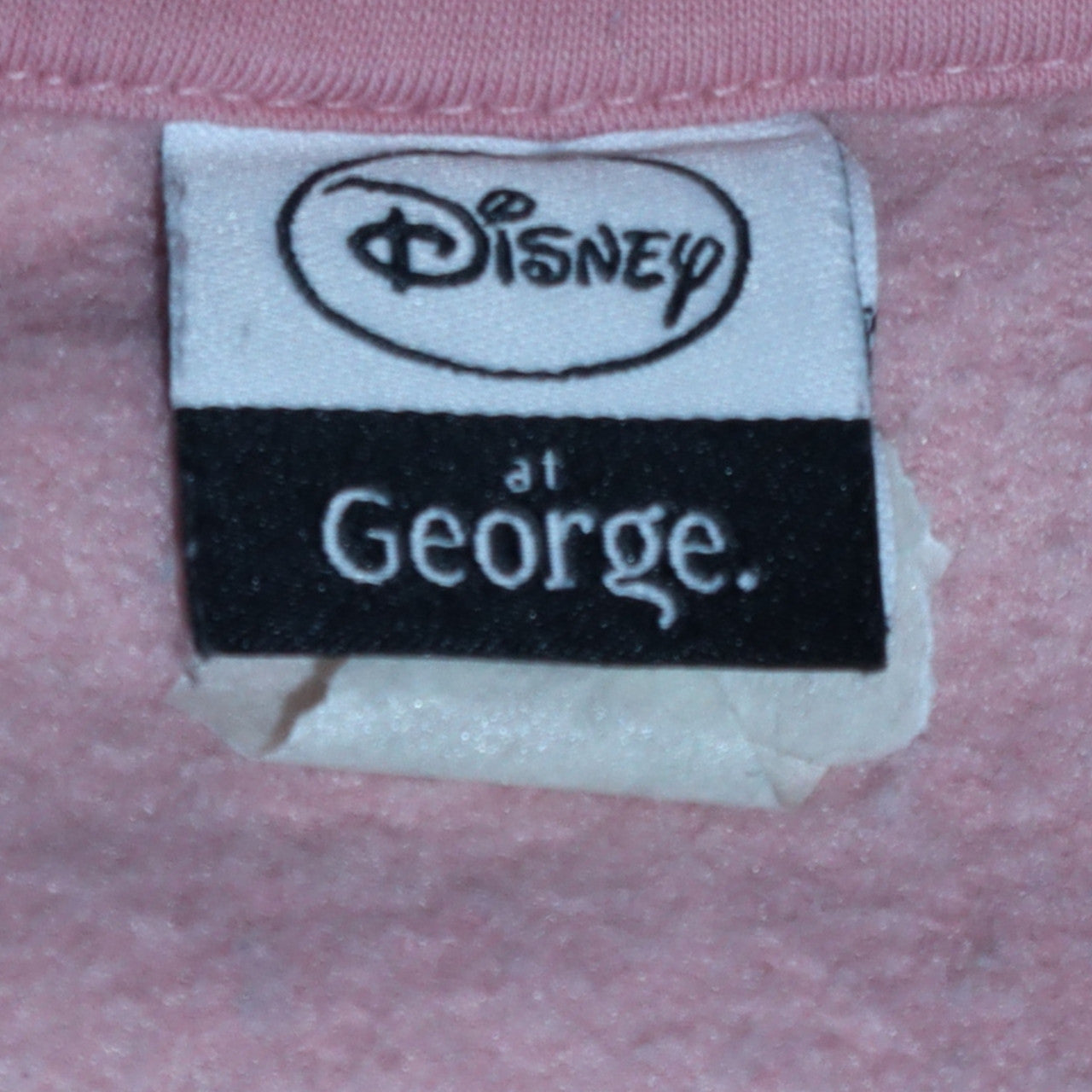Disney x George Pink Mickey & Minnie Travel Sweatshirt Women L
