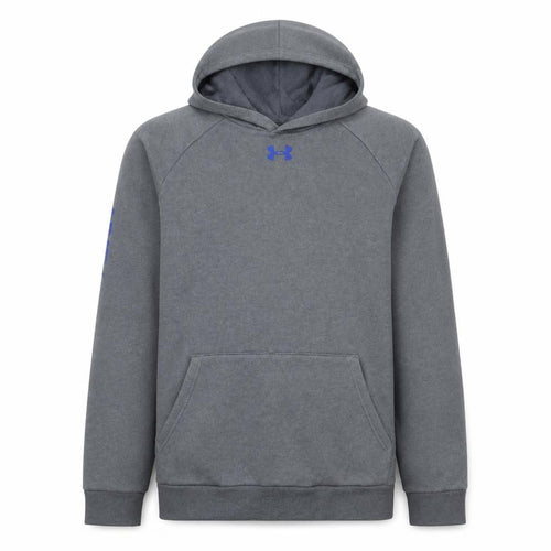 Under Armour Boys Grey Pullover Hoodie YXL 158 Fleece Hooded Sweatshirt