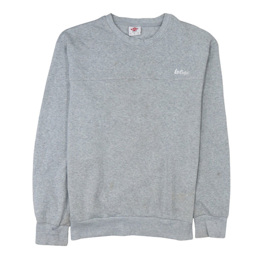 Lee Cooper Men's Grey L Pullover Sweatshirt Crew Neck Fleece