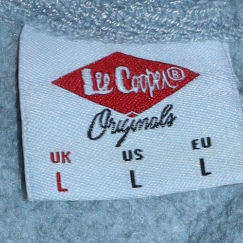 Lee Cooper Men's Grey L Pullover Sweatshirt Crew Neck Fleece