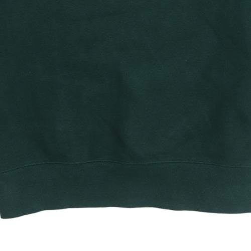 Carhartt Men's Green Pullover Crew Neck Fleece Sweatshirt Size L