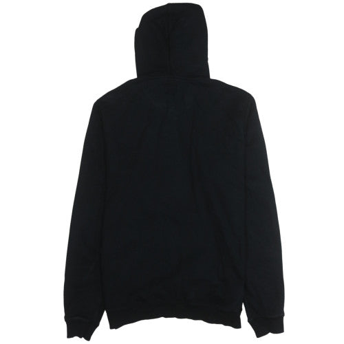 Diesel Men Black XL Pullover Hoodie Graphic Print Cotton