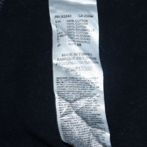 Diesel Men Black XL Pullover Hoodie Graphic Print Cotton