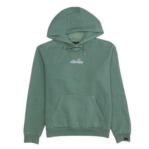Ellesse Women's Green Pullover Hoodie UK 10 Cotton Blend Casual