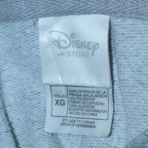 Disney Store Women Grey Hoodie X-Large Minnie Mouse New York City Pullover