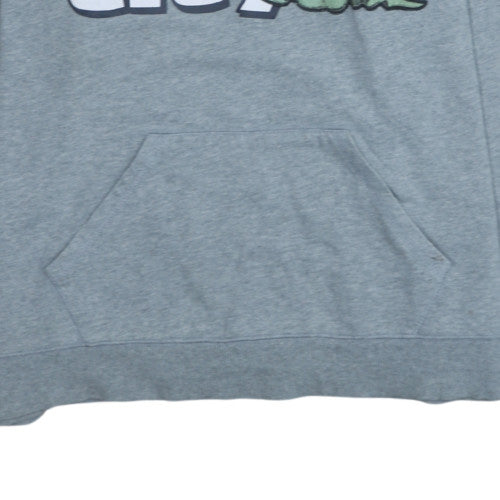 Disney Store Women Grey Hoodie X-Large Minnie Mouse New York City Pullover