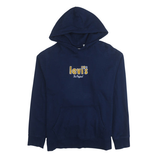 Levi's Men's Navy Blue Relaxed Fit Pullover Hoodie Size L