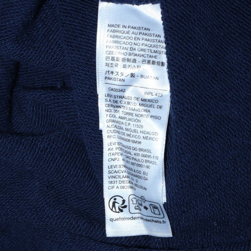 Levi's Men's Navy Blue Relaxed Fit Pullover Hoodie Size L