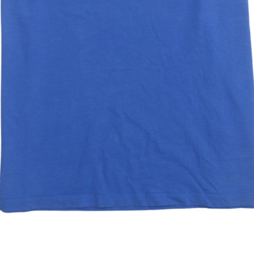 Umbro Men's Blue Short Sleeve Polo Shirt Size L