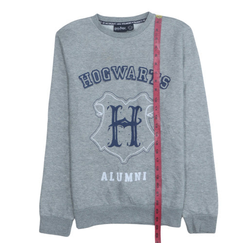 Harry Potter Women's Grey Hogwarts Alumni Pullover Sweatshirt Size S