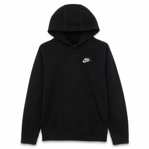 Nike Boys Black XL Pullover Hoodie Standard Fit Fleece Sweatshirt