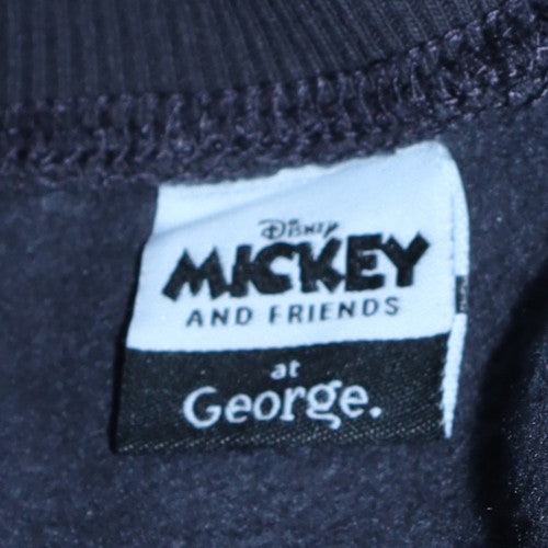 George Women’s Black Disney Mickey & Friends Pullover Sweatshirt 2XL 24-26